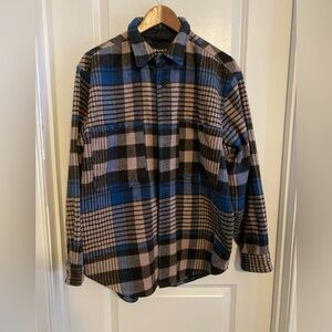 Quasi Skateboarding Plaid Button-Up Shirt/Shacket